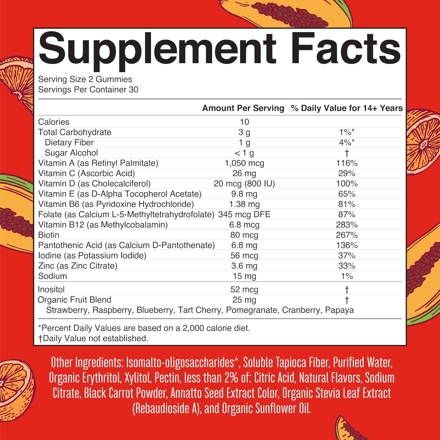 MaryRuth Organics Mens Multivitamins Gummies | Vegan Mens Vitamins | Mens Daily Multivitamins for Immune Support | Non-GMO & Gluten Free Vitamins for Men | 0g Sugar Per Serving | 60 Count : Health & Household