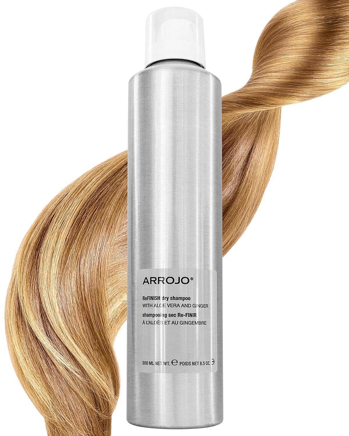 Arrojo Refinish Dry Shampoo – Sulfate-Free, Paraben-Free Volumizing Dry Shampoo Spray For Men & Women - Absorbs Oil & Buildup