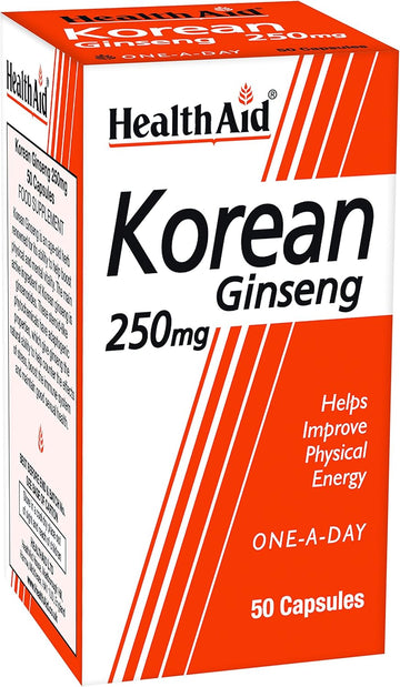 Healthaid Korean Ginseng 250Mg 50 Capsules