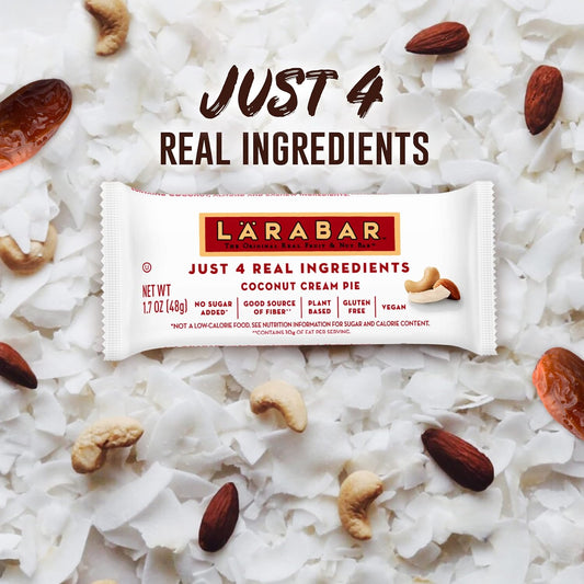 Larabar Coconut Cream Pie, Gluten Free Vegan Fruit & Nut Bar, 16 Ct