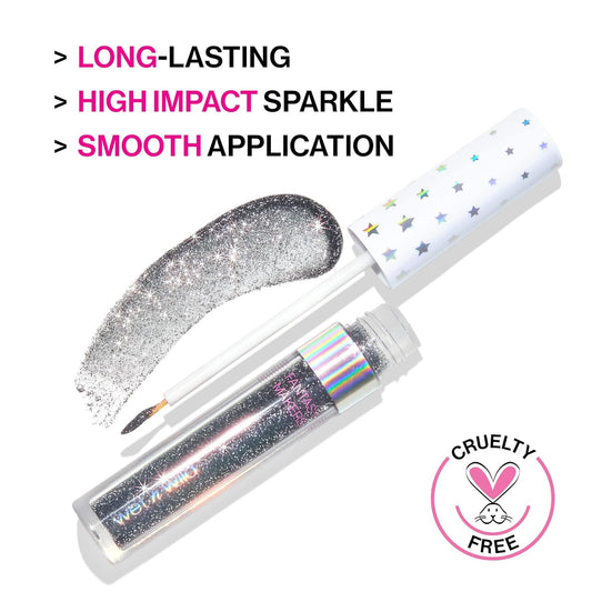 Wet N Wild Glitter Eyeliner Fantasy Makers Glitter Eye Liner Makeup, Silver Kaleidoscope