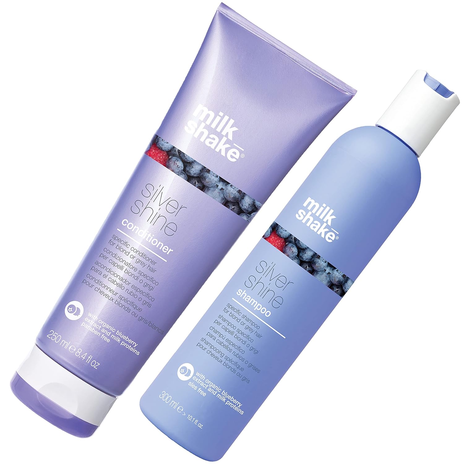 Milk_Shake Silver Shine Shampoo 300Ml And Conditioner 250Ml Bundle