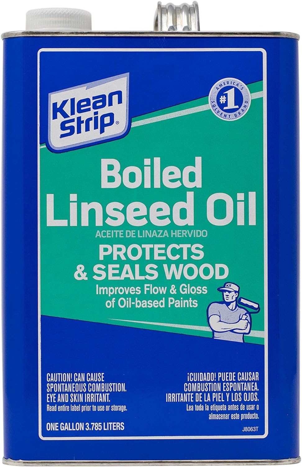 Klean-Strip Green GLO45 Boiled Linseed Oil, 1-Gallon