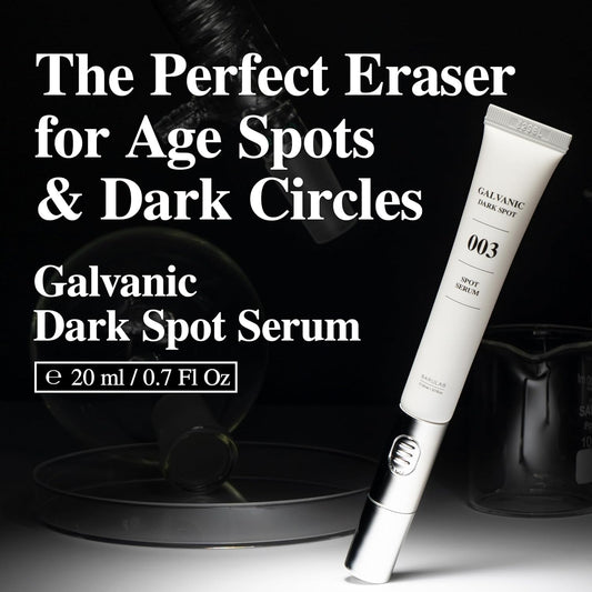 Galvanic Dark Spot Serum Auto Depuffing Lifting Eye Cream - Deeply Penetrates Corrects Uneven Skin Tone Hyperpigmentation Dark Circles Fine Lines Wrinkles Puffiness Korean Skincare