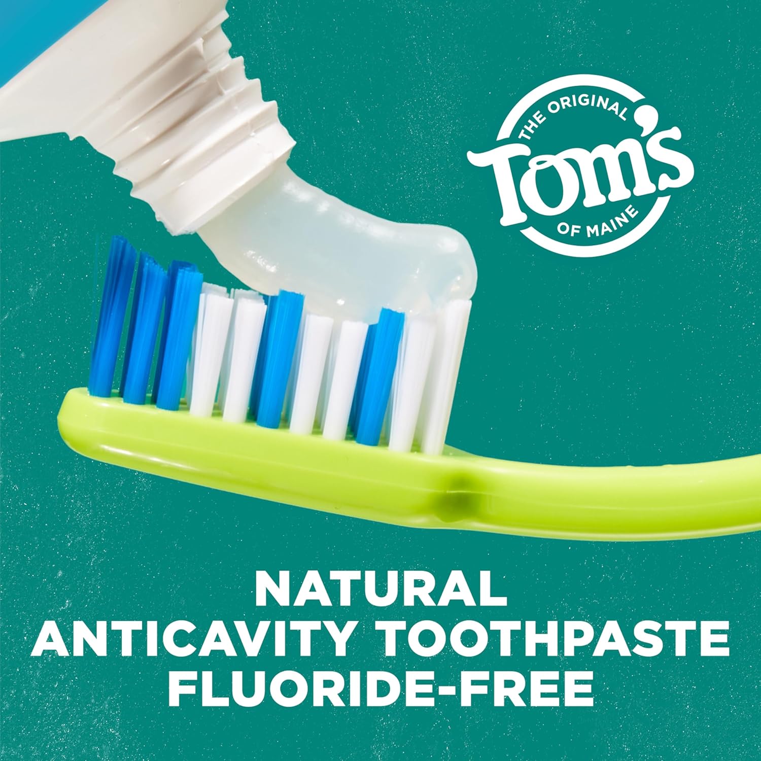 Tom’s of Maine Botanically Bright Natural Whitening Toothpaste, Fluoride Free and SLS Free, Vegan, Peppermint, 3 Pack, 4.0 Oz : Health & Household