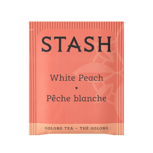 Stash Tea White Peach Wuyi Oolong Tea - Caffeinated, Non-Gmo Project Verified Premium Tea With No Artificial Ingredients, 18 Count (Pack Of 6) - 108 Bags Total