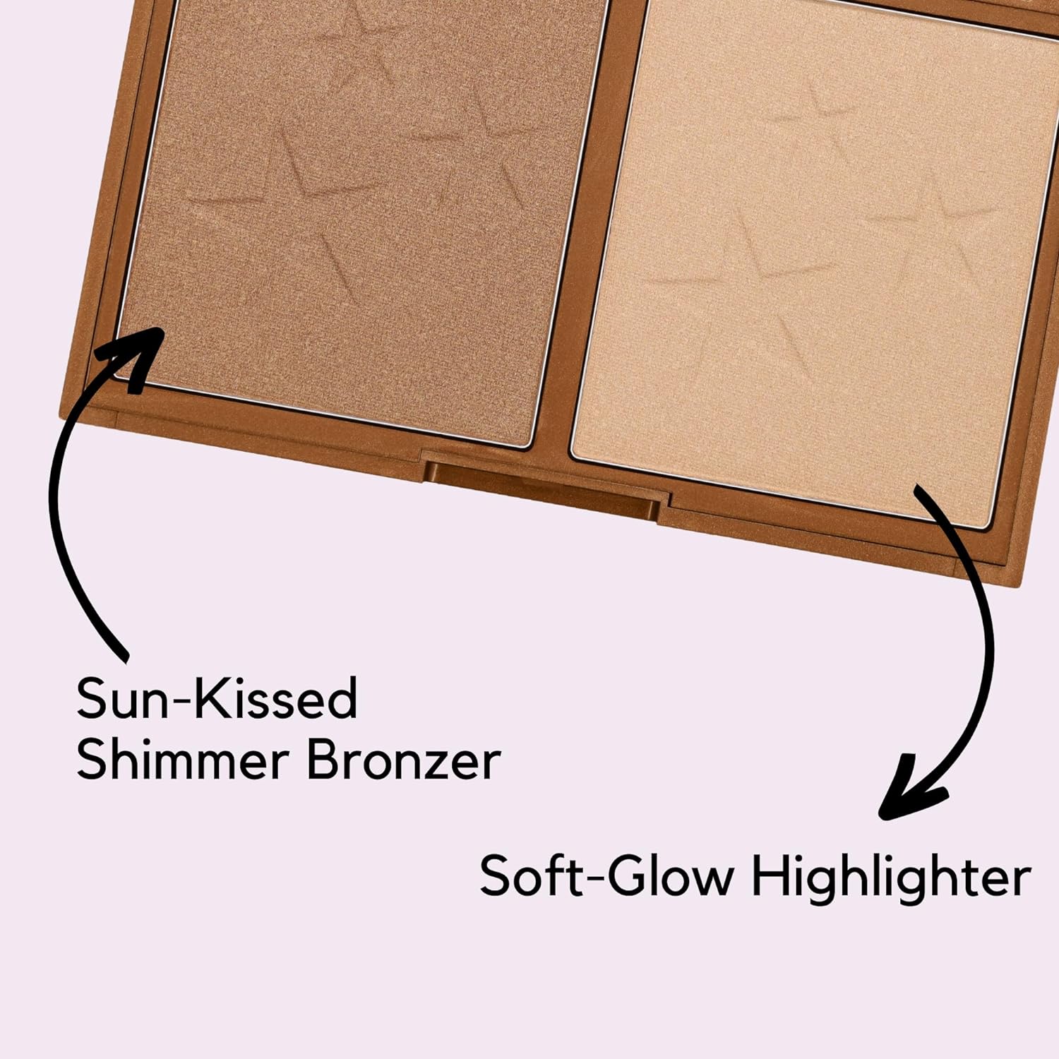 W7 Hollywood Bronze & Glow - Pressed Powder Duo Shimmer Bronzer & Highlighter - Contouring & Highlighting Vegan Makeup : Beauty & Personal Care