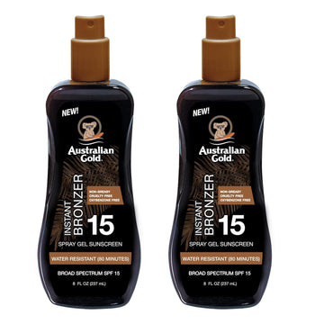 Australian Gold Spf 15 Spray Gel Bronzer, 16 Fl Oz, (Pack Of 2)