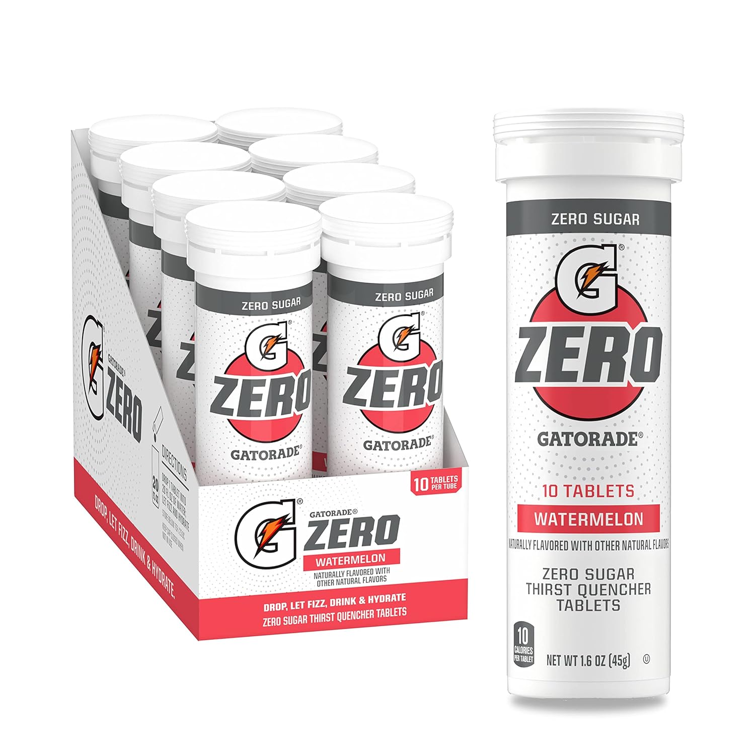 Gatorade Zero Tablets, Watermelon (Pack Of 80)