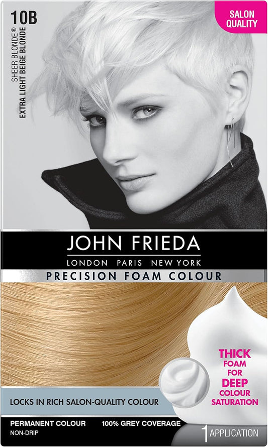 John Frieda Precision Foam Colour Number 10B, Extra Light Beige Blonde