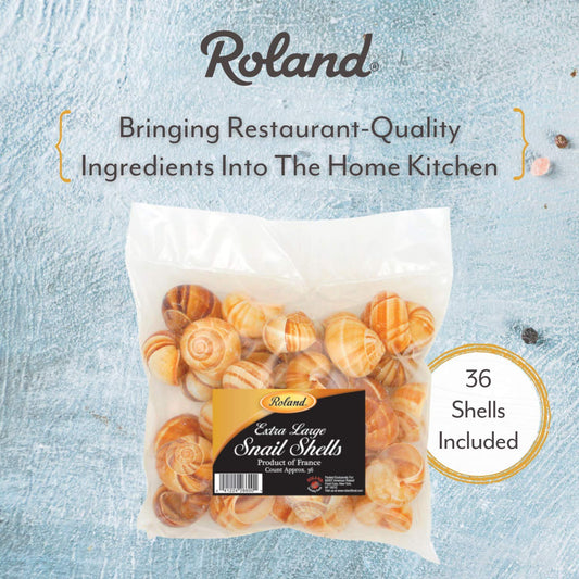 Roland Foods Extra Large Snail Shells, Specialty Imported Food, 36 Count Bag