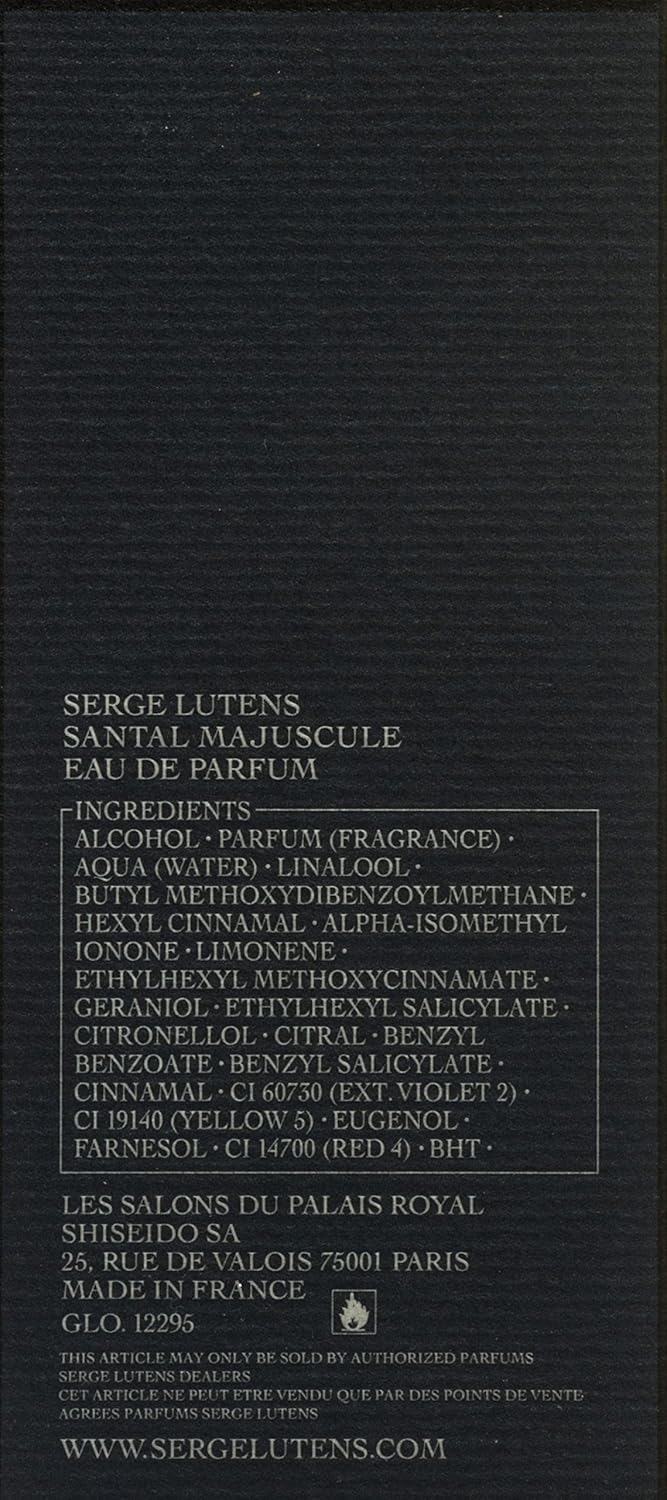 Serge Lutens Eau De Parfum Spray For Men, Santal Majuscule, 1.7 Ounce : Beauty & Personal Care