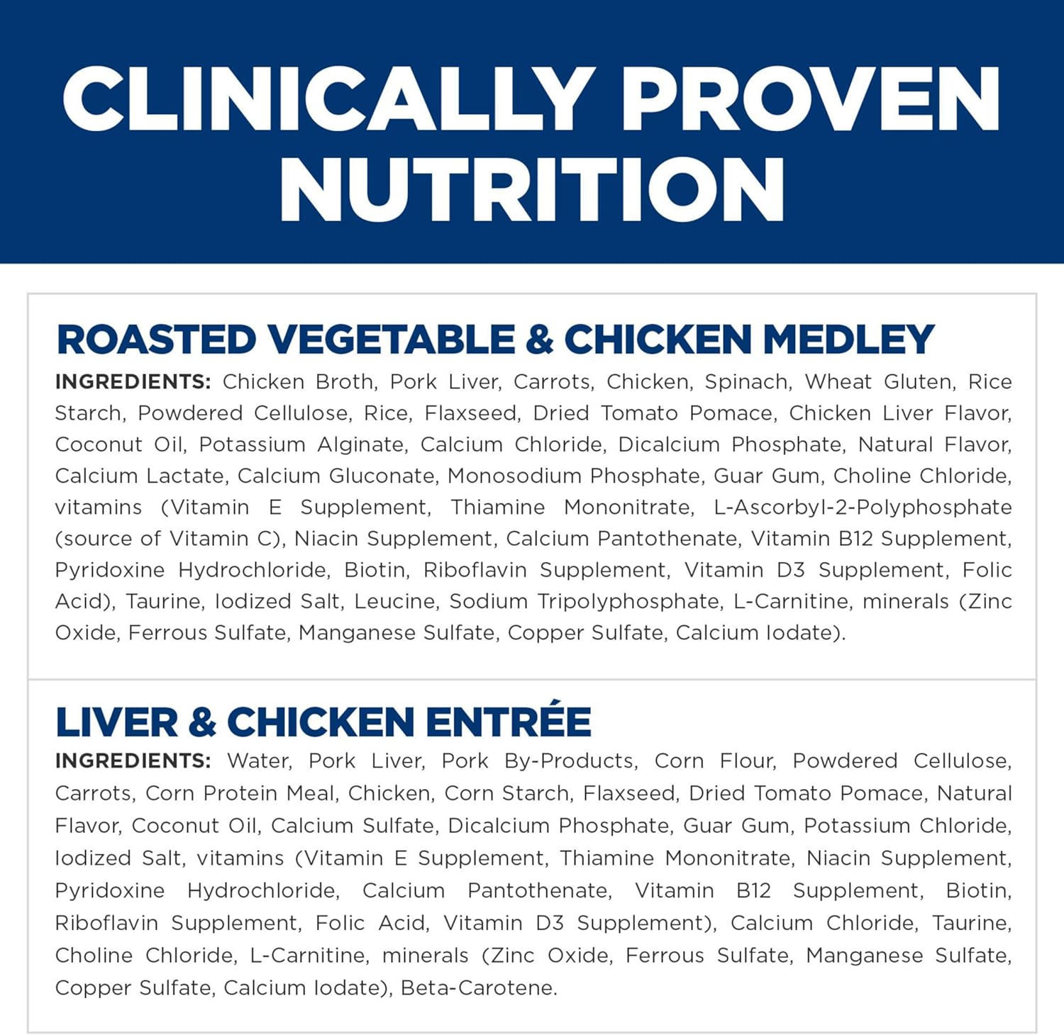 Hill's Science Diet Perfect Weight, Adult 1-6, Weight Management Support, Wet Cat Food, Variety Case: Liver & Chicken Minced; Chicken Stew, 2.9 oz Can Variety Case, Case of 24