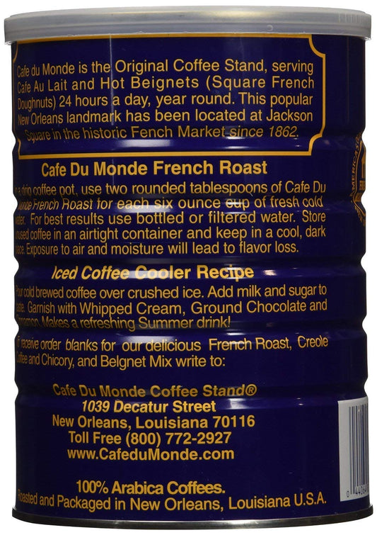 (Pack of 2) Café Du Monde French Roast Coffee, Net Wt