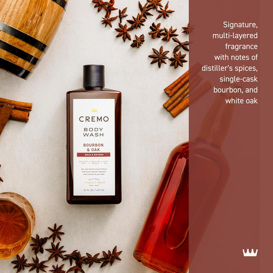 Cremo Body Wash Men, A Woodsy Scent With Notes Of Lemon Peel, Cypress And Cedar, 16 Fl Oz