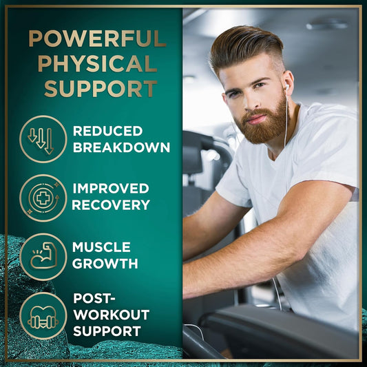 Fadogia Agrestis And Tongkat Ali Supplement - 600Mg Fadogia Agrestis For Men, 500Mg Longjack Tongkat Ali, Ashwagandha Maca Fenugreek Complex - Muscle Strength, Energy, Mood Support - 120 Capsules
