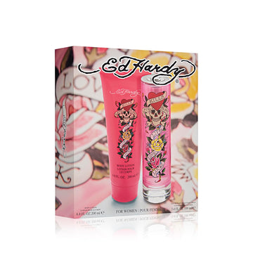 Ed Hardy Women'S Perfume Fragrance Set, Eau De Parfum & Fragrance Body Mist, 2 Piece Set