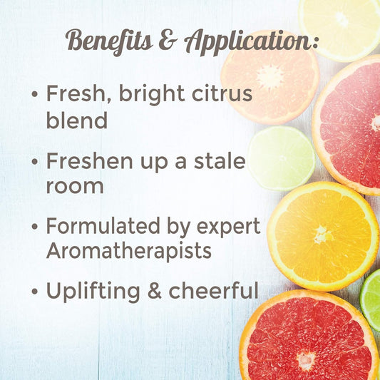 Plant Therapy Citrus Burst Synergy Essential Oil Blend 10 Ml (1/3 Oz) 100% Pure, Undiluted, Therapeutic Grade