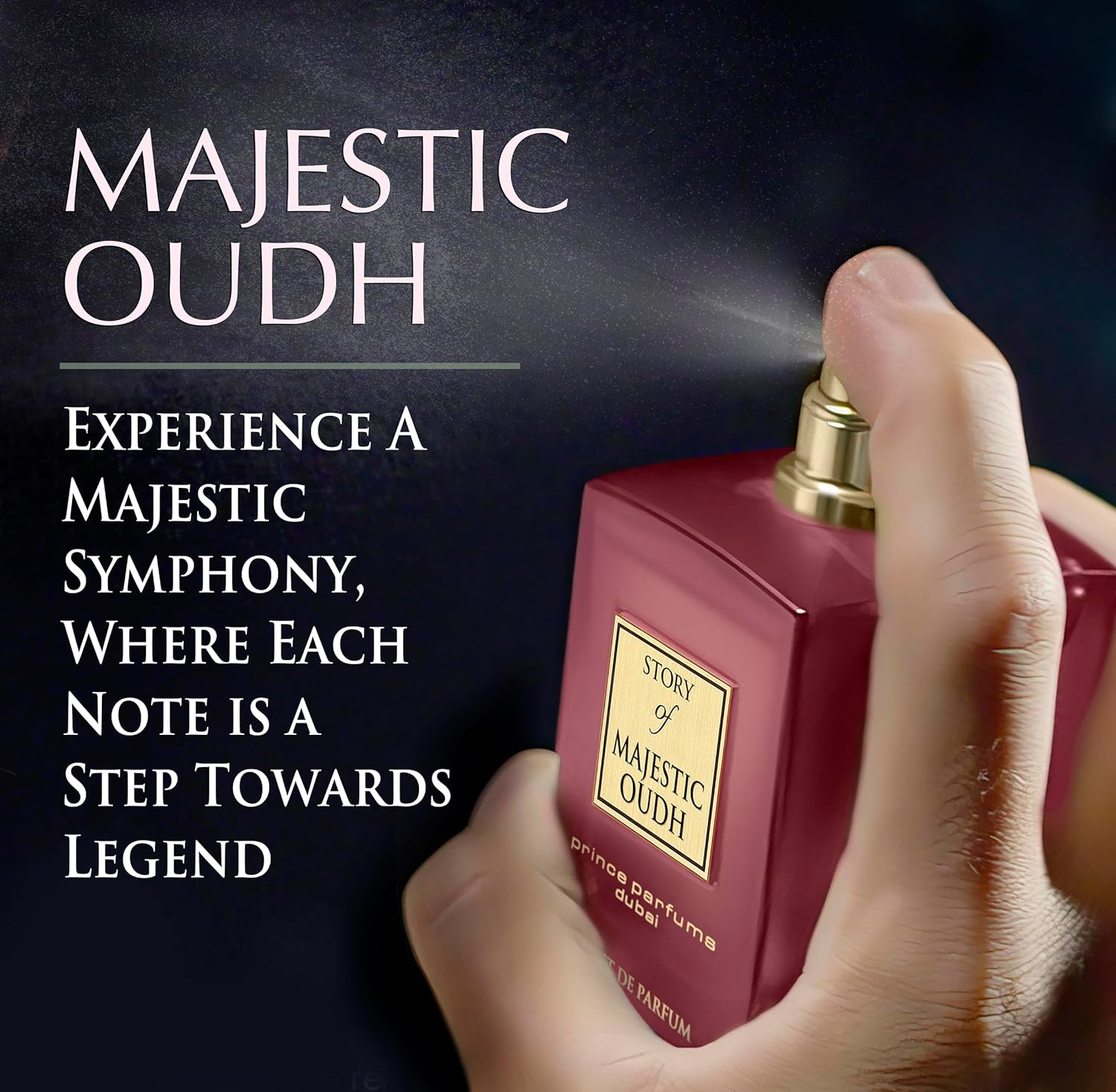 Prince Parfums Dubai - Story Of Bois De Guaiac For Men - 3.4 Ounces - Extrait De Parfum - Exquisite Luxury Fragrance Exotic Woods, Amber, Citrus Notes - Refined Sophisticated Scent : Beauty & Personal Care