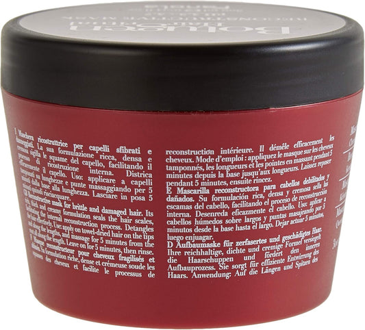 Fanola Restructuring Mask, Hair Mask Treatment Filled With Hyaluronic Acid And Keratin To Restore Body, Volume And Shine, 1000