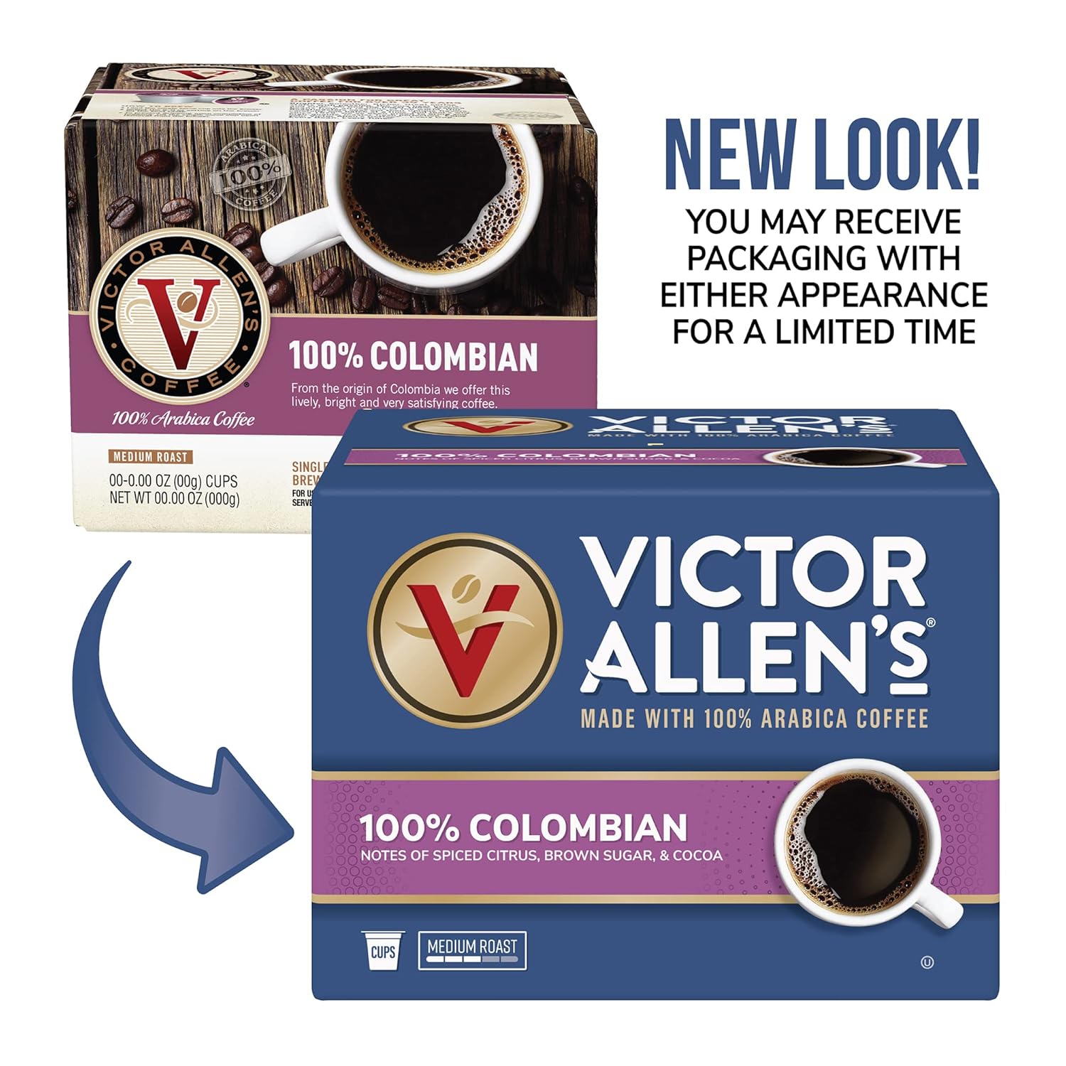 Victor Allen'S Coffee 100% Colombian, Medium Roast, 120 Count, Single Serve Coffee Pods For Keurig K-Cup Brewers