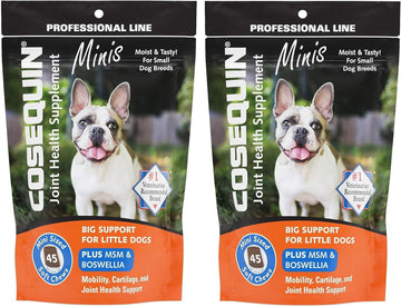 Nutramax Laboratories Cosequin Plus Msm & Boswellia Mini Sized Soft Chews (Pack Of 2)