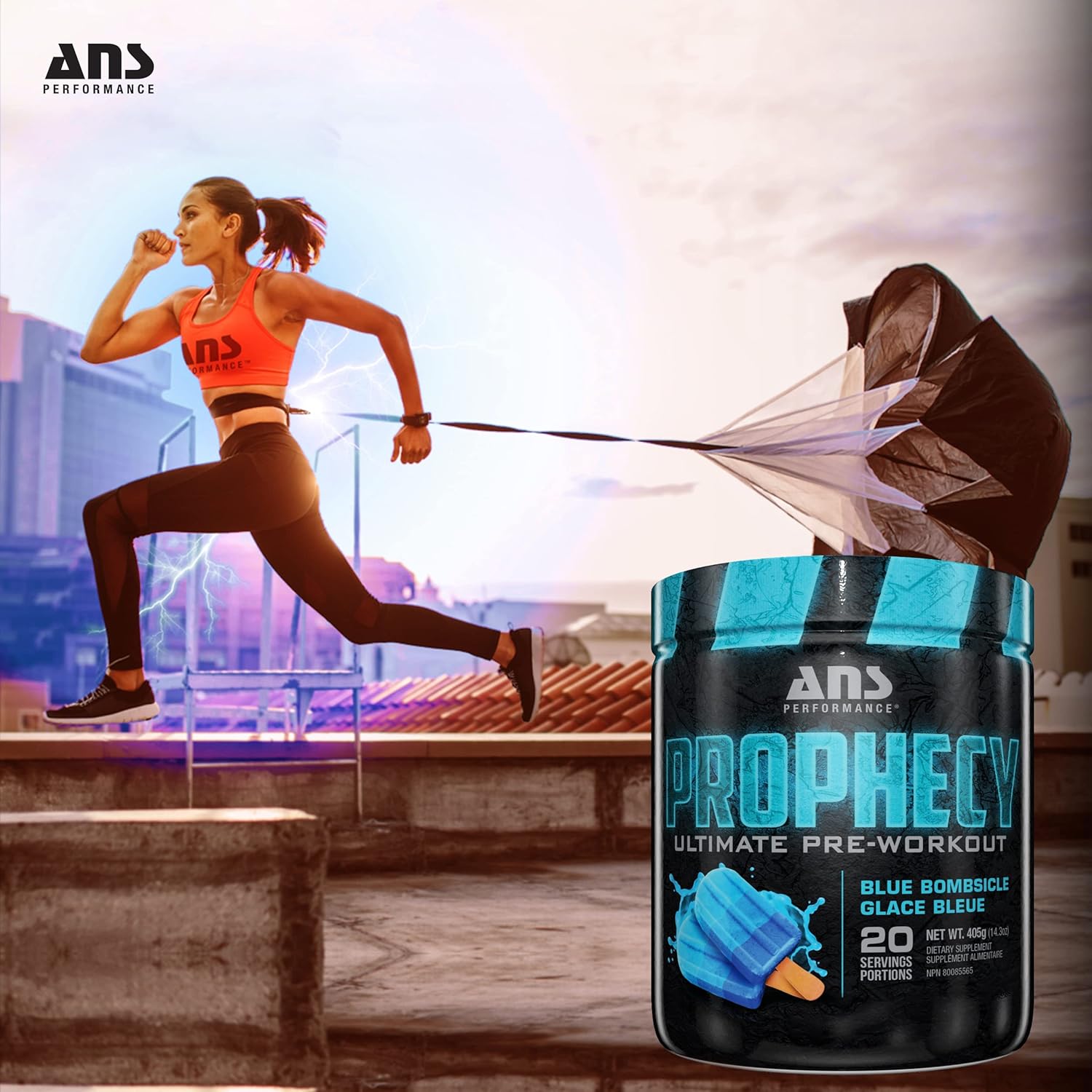Prophecy Pre Workout Powder (20 Servings, 14.5 Oz) – Gluten Free Pre-Workout Formula - Energy & Strength - Sugar Free- Increase Power & Workout Volum (Blue Bombsicle)
