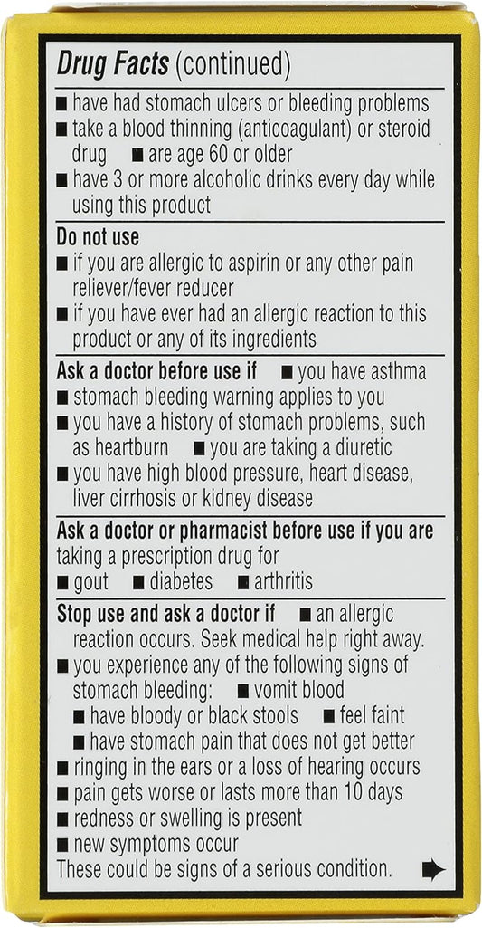 Rite Aid Aspirin Enteric Tablets, 81 Mg Aspirin - 120 Ct, Low Dose Aspirin | Nsaid | Migraine Relief Products | Safety Coated | Enteric Coated Aspirin Regime (Package May Vary)