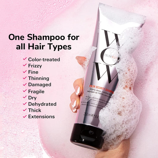 Color Wow Color Security Shampoo And Conditioner Duo Set – For Fine To Normal Hair | Cruelty-Free, Vegan | Achieve Super Glossy, Hydrated Hair