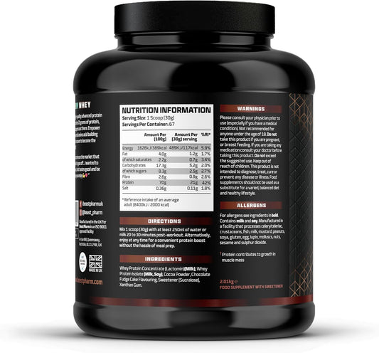 Beast | Whey Protein Powder 2Kg | 21G Protein Per Shake, 67 Drinks | Chocolate