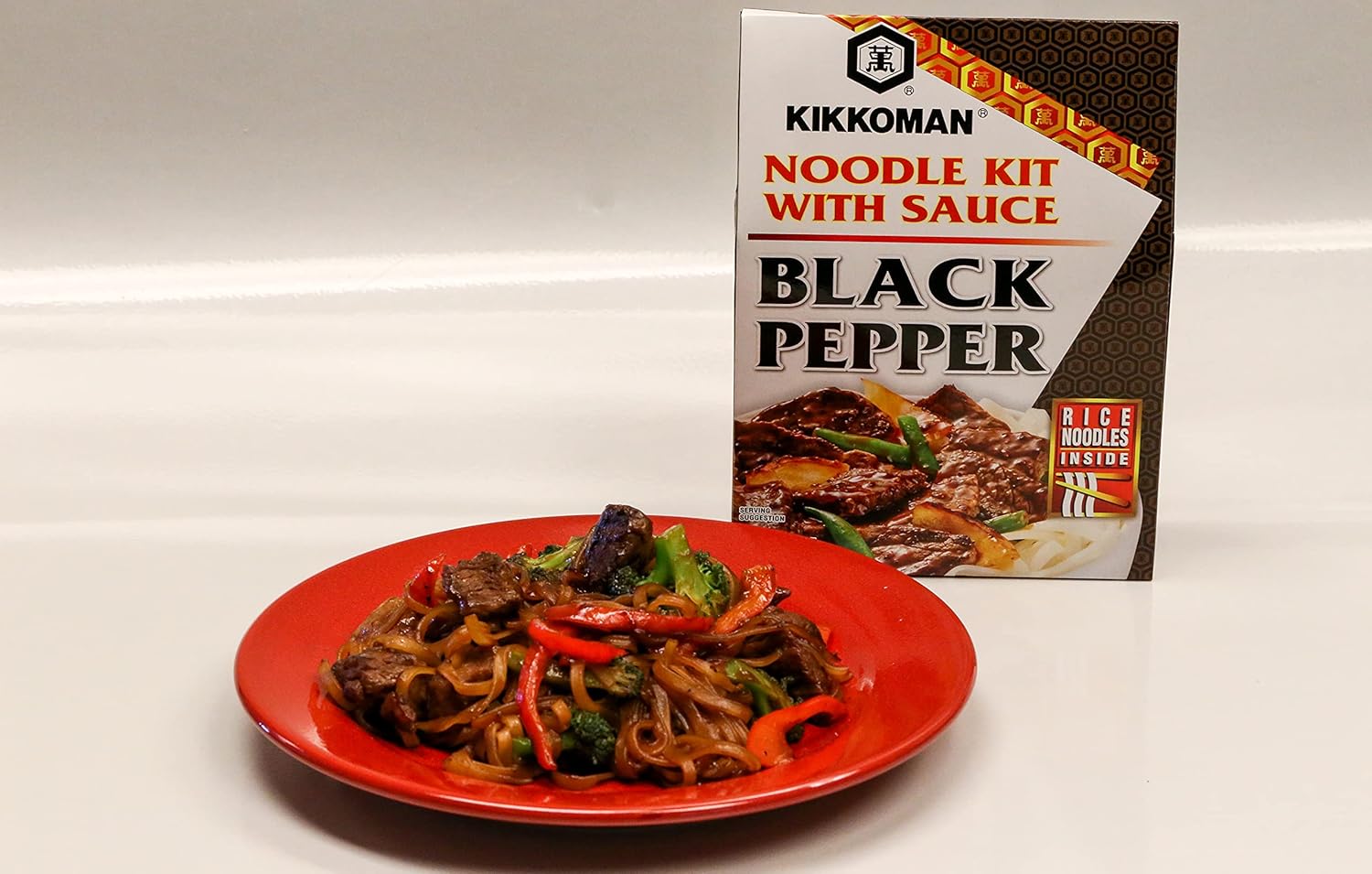 Kikkoman Kit Noodle Black Pepper, 4.8 Oz (Pack Of 6)