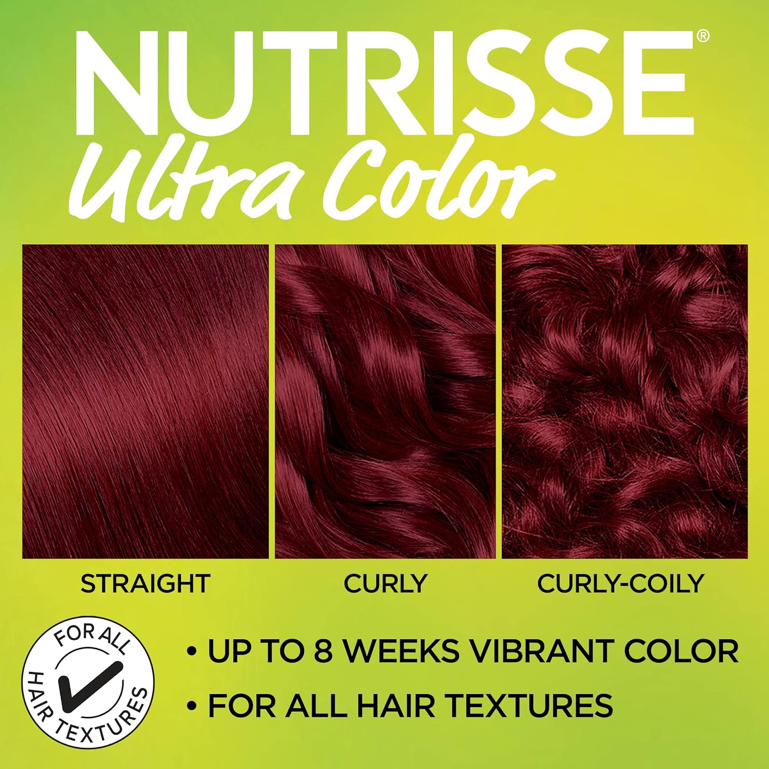 Garnier Hair Color Nutrisse Ultra Color Nourishing Creme, R2 Medium Intense Auburn (Goji Berry) Red Permanent Hair Dye, 1 Count (Packaging May Vary) : Chemical Hair Dyes : Beauty & Personal Care