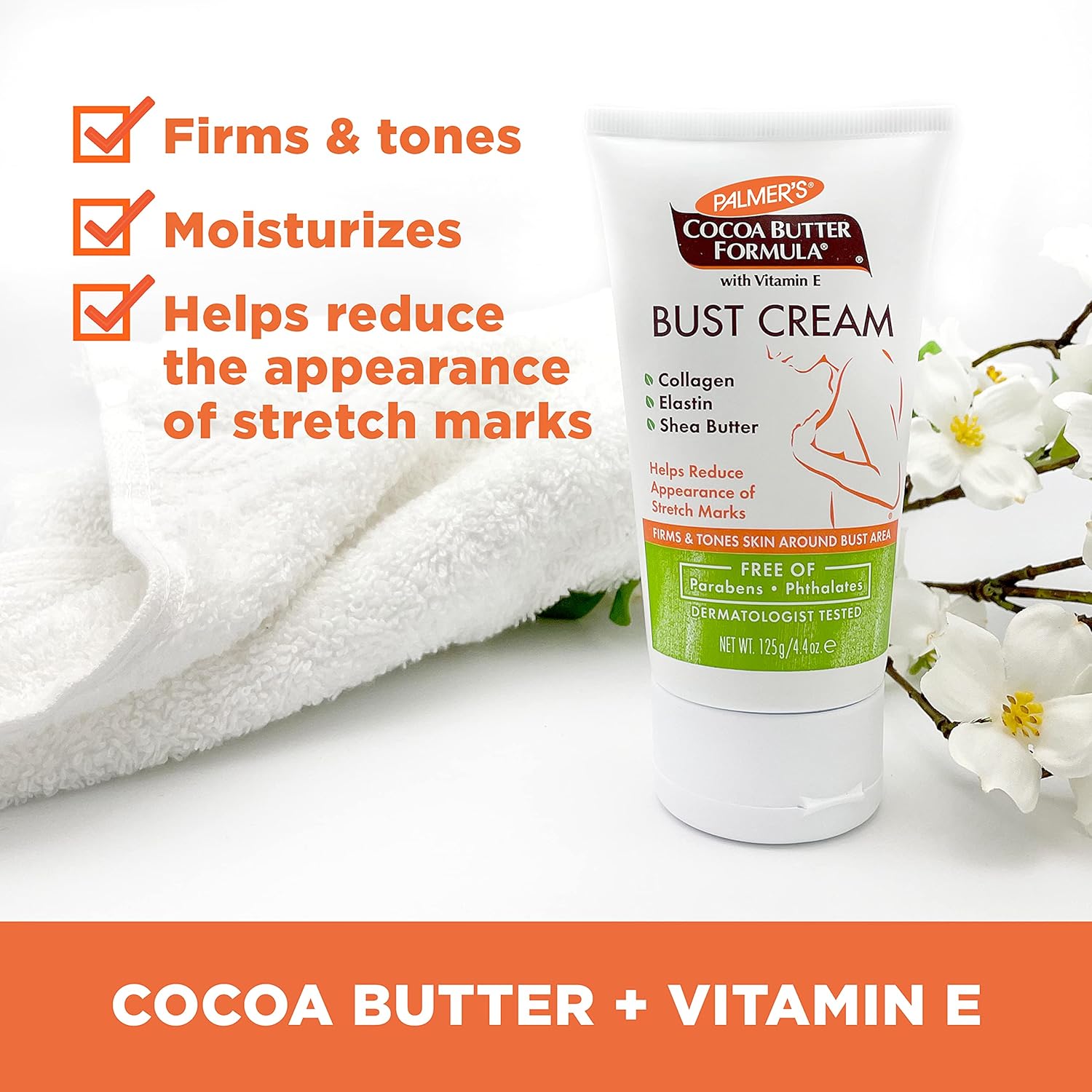 Palmer'S Cocoa Butter Formula With Vitamin E - Bust Firming Massage Cream 125G… : Body Gels And Creams : Beauty & Personal Care