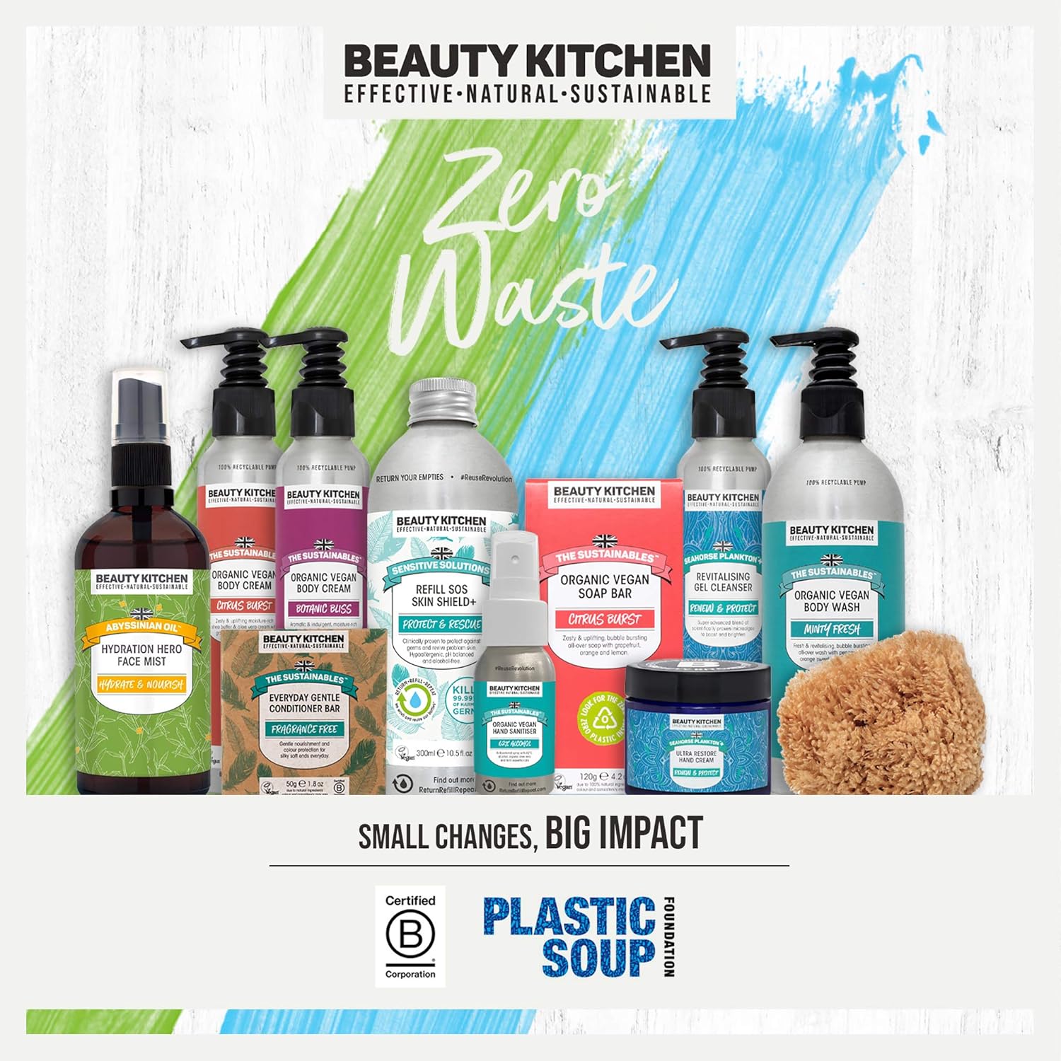 Beauty Kitchen - The Sustainables Sensitive Solutions Sos Skin Shield+ 50Ml - Protective Skin Shield - Specifically For Sensitive Skin - Soothes And Calms Irritation - Skincare Essential