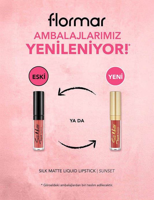 Silk Matte Liquid Lipstick (Sunsety)
