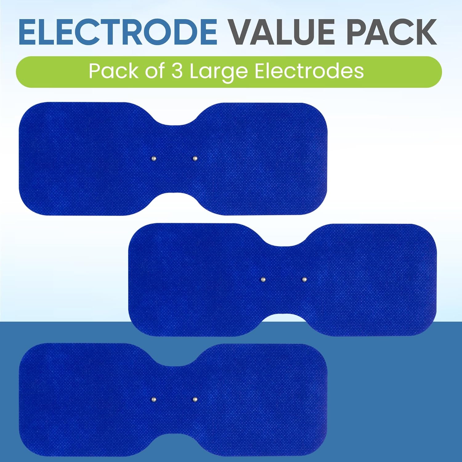 Med-Fit Large Lumbar Wireless TENS Self-Adhesive Electrode – Versatile, Durable, and Hassle-Free Pain Relief Ideal for The Lower Back (Blue, Large Lumbar 3 Pack) : Amazon.co.uk: Health & Personal Care