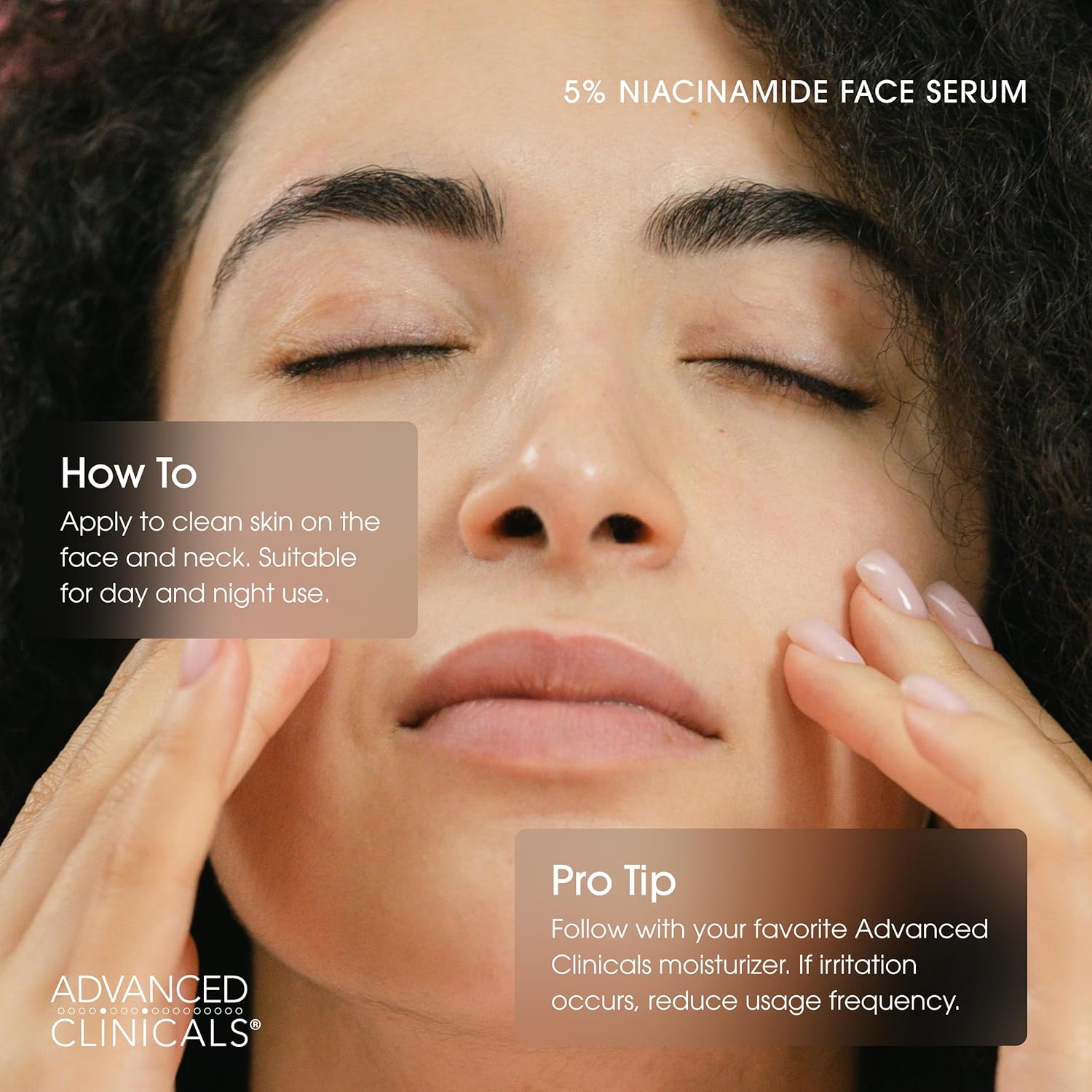 Advanced Clinicals Niacinamide Serum | 5% Niacinamide Serum For Face With Hyaluronic Acid, Ferulic Acid, Aloe Vera, & Fruit Extracts Helps Improve Look Of Dark Spots & Uneven Skin Tone, 1.75 Fl Oz : Beauty & Personal Care