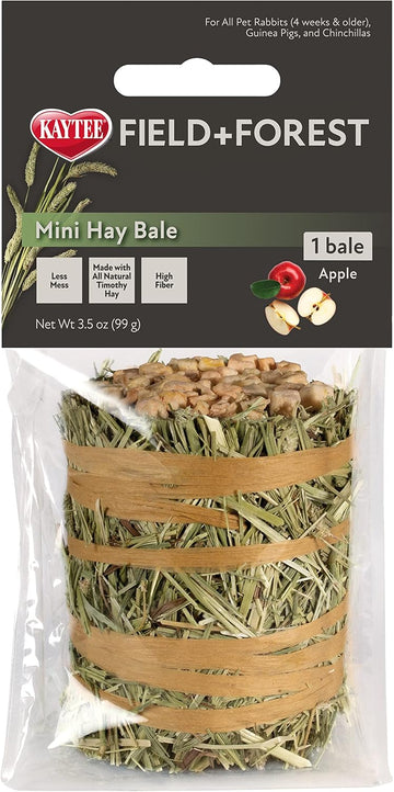 Kaytee Field+Forest Mini Hay Bale With Apple