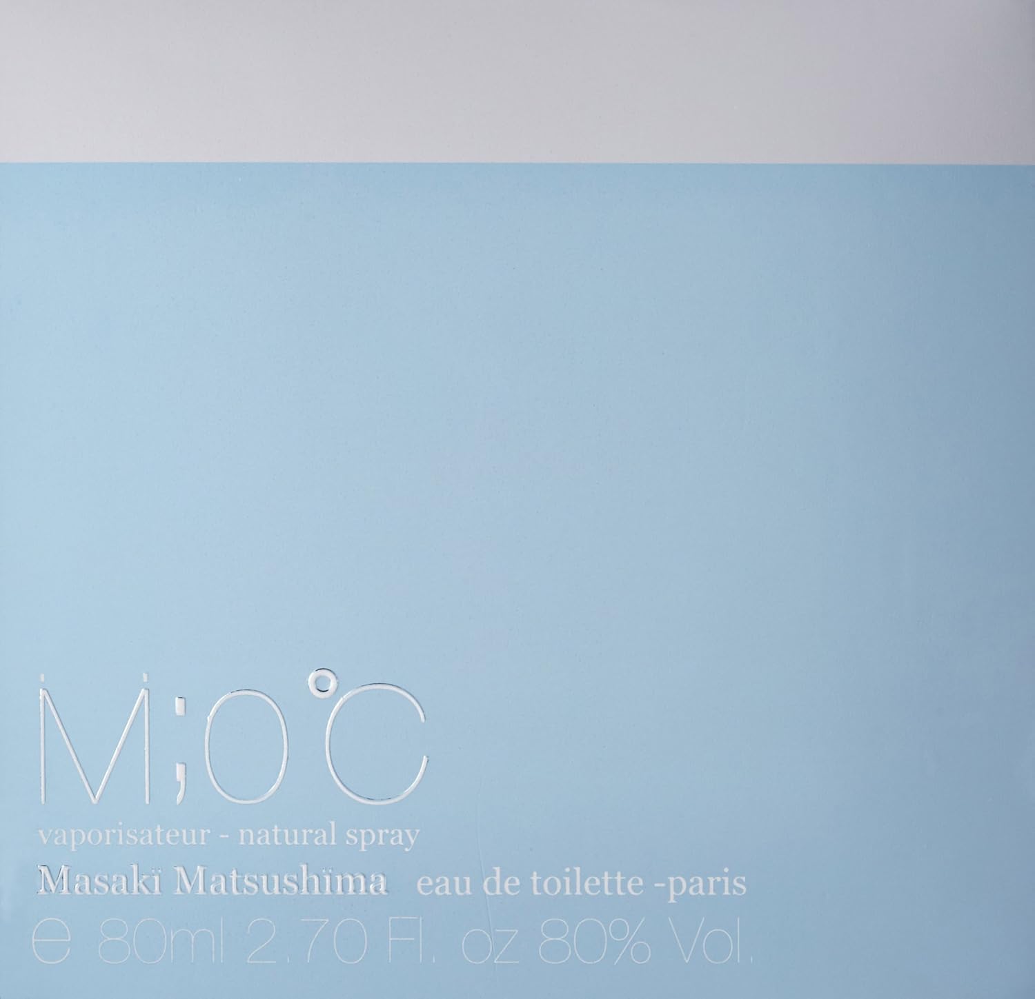 M0C By Masaki Matsushima For Men. Eau De Toilette Spray 2.7 Oz