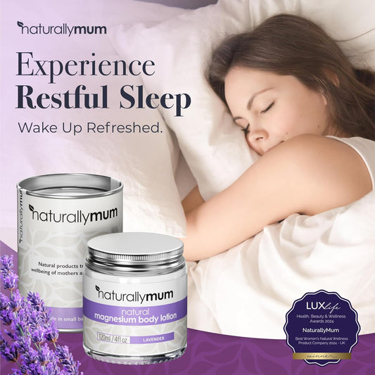 Magnesium Body Lotion [Natural & Vegan] - Topical Magnesium Cream Lotion Support For Sleep, Bone, Heart & Muscle Health - Unscented - Made In Uk & Safe For Kids
