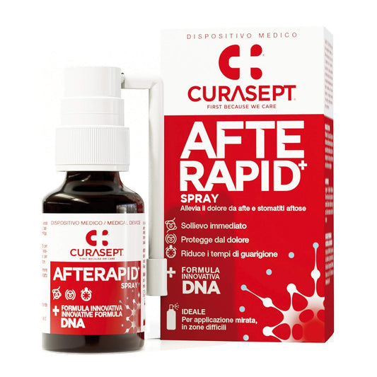 Curasept Afte Rapid Spray Formula Innovativa Dna, 15Ml