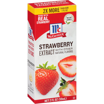 Mccormick Strawberry Extract With Other Natural Flavors, 2 Fl Oz