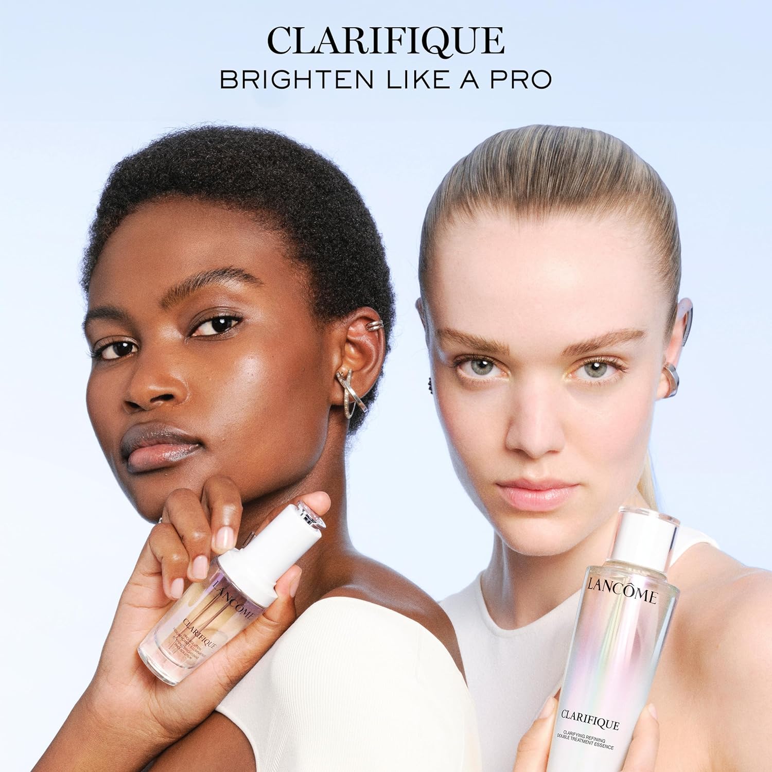 Lancôme Clarifique Double Treatment Essence - Exfoliating, Brightening & Soothing Facial Essence - with Salycilic, Glycolic & Lactic Acids - Improves Skin Radiance, Skin Tone Evenness & Hydration : Beauty & Personal Care