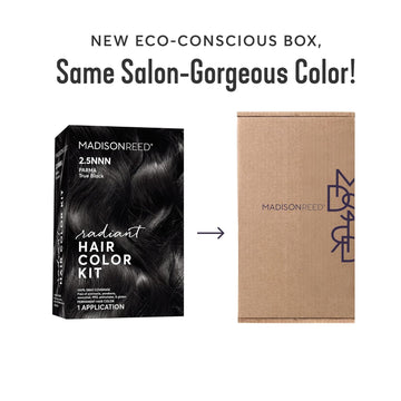 Madison Reed Radiant Hair Color Kit | 2Nna Blackest Black (Pescara Black) For 100% Gray Hair Coverage | Salon Quality Permanent Hair Dye | Ppd-Free & Ammonia-Free | (Packaging May Vary) 2 Pack