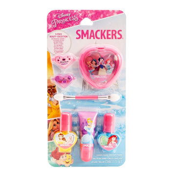 Lip Smacker Disney Color Collection, Princess Makeup Set, Lip Gloss, Shimmer Powder, Nail Polish