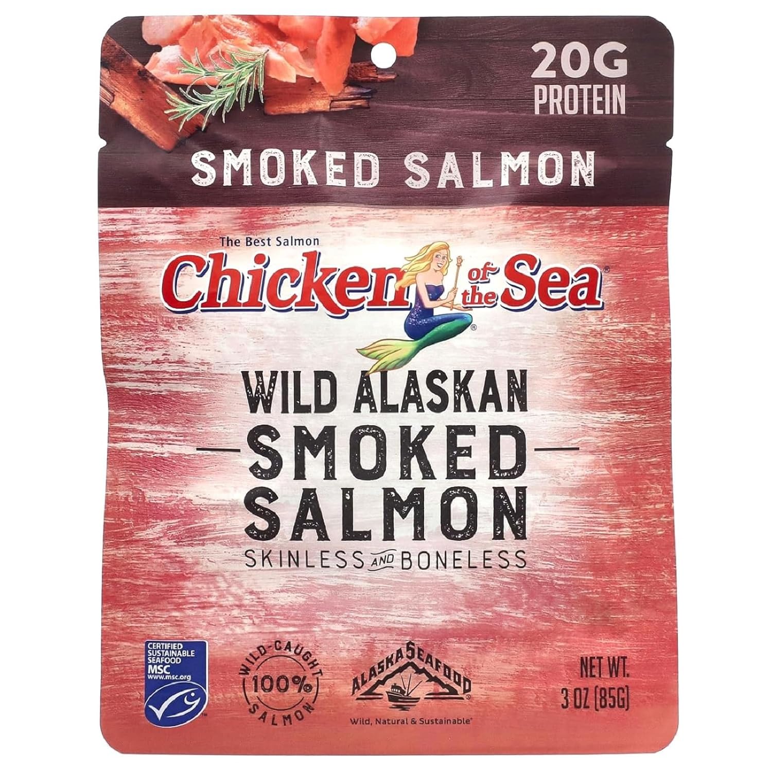 Chicken of the Sea Smoked Salmon 3oz Pouch