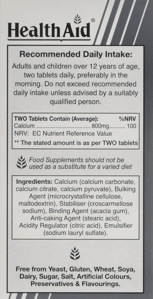 Healthaid Calcium Complete 800Mg - 120 Tablets