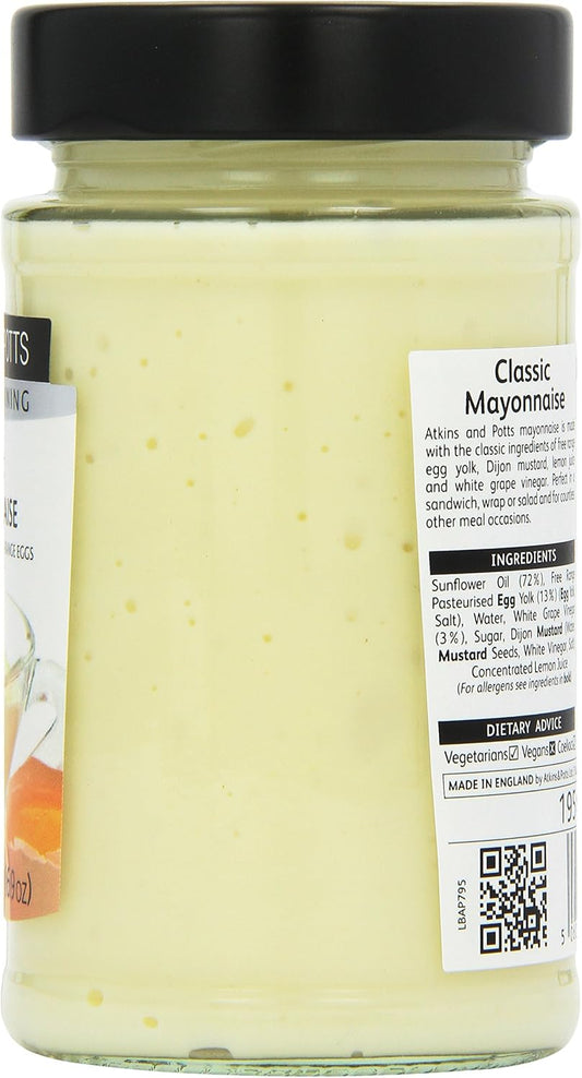 Atkins & Potts Classic Mayonnaise 195 g
