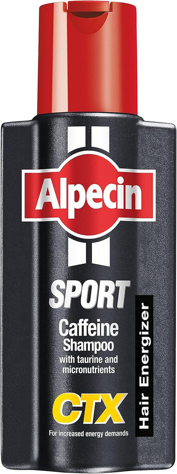 Alpecin Sport Caffeine Shampoo Ctx With Taurine 250Ml | Natural Hair Growth For Men | Energizer For Strong Hair | Hair Care For Men Made In Germany