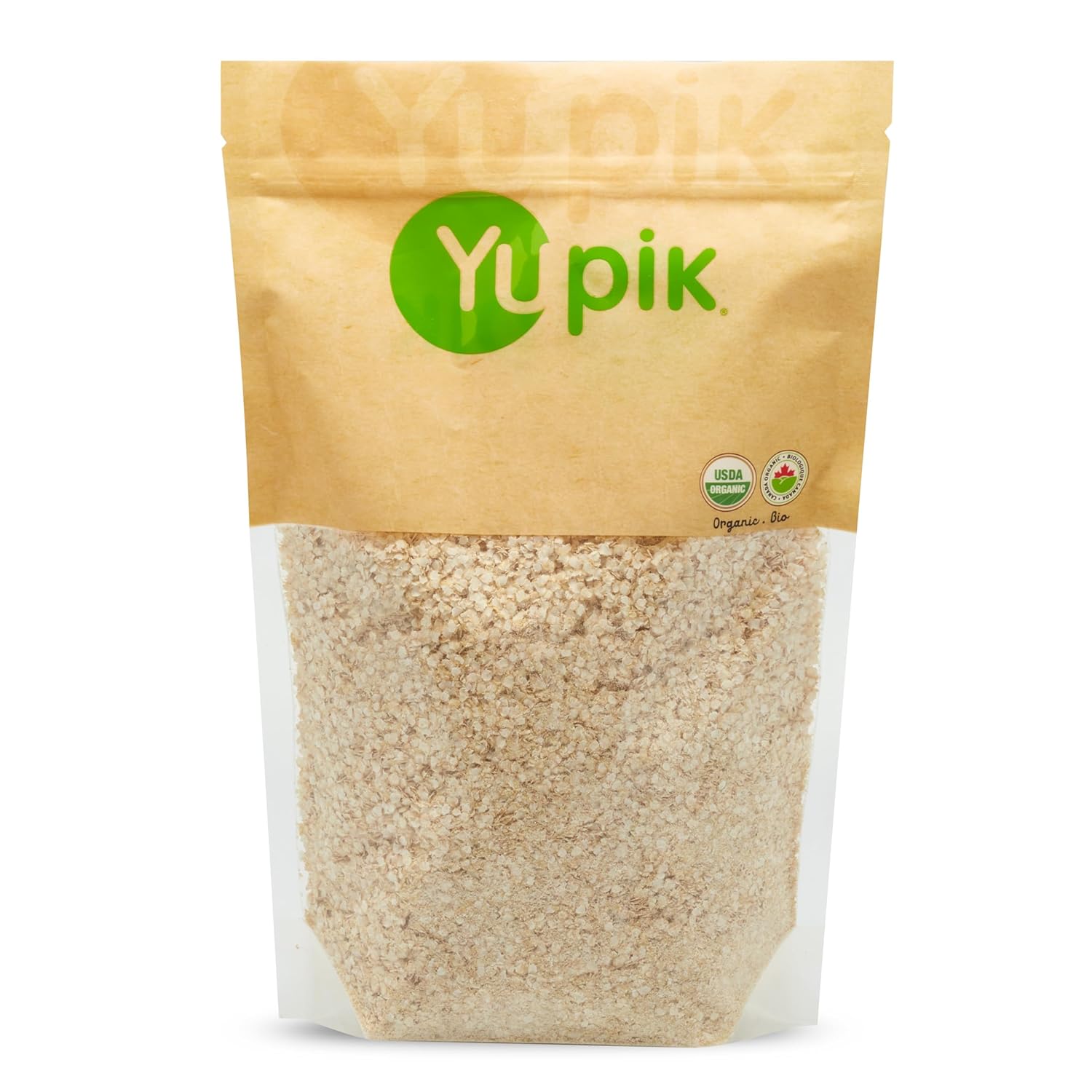 Yupik Organic White Quinoa Flakes, 2.2 Lb, Pre-Washed, Non Gmo, Gluten Free, Kosher, Vegan, Cholesterol, Plant Based Protein, High In Fiber & Iron, Perfect For Baking, Smoothies & Cereals